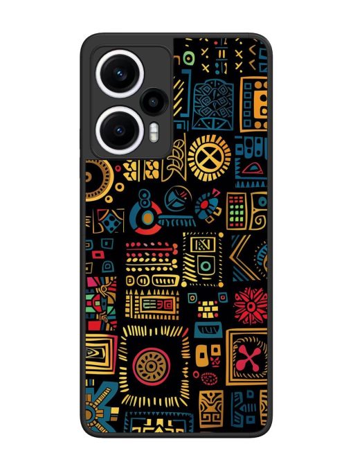 Tribal Tapestry Glossy Soft Edge Case for Poco F5 (5G) Chachhi