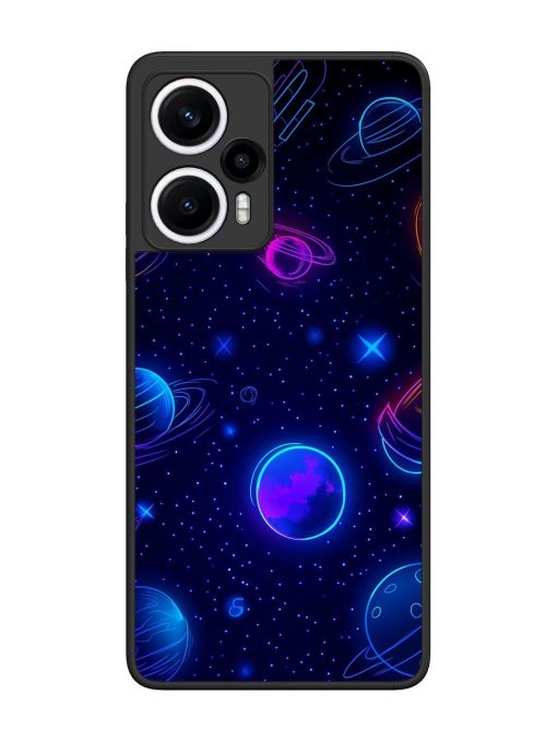 Neon Cosmos Glossy Soft Edge Case for Poco F5 (5G) Chachhi