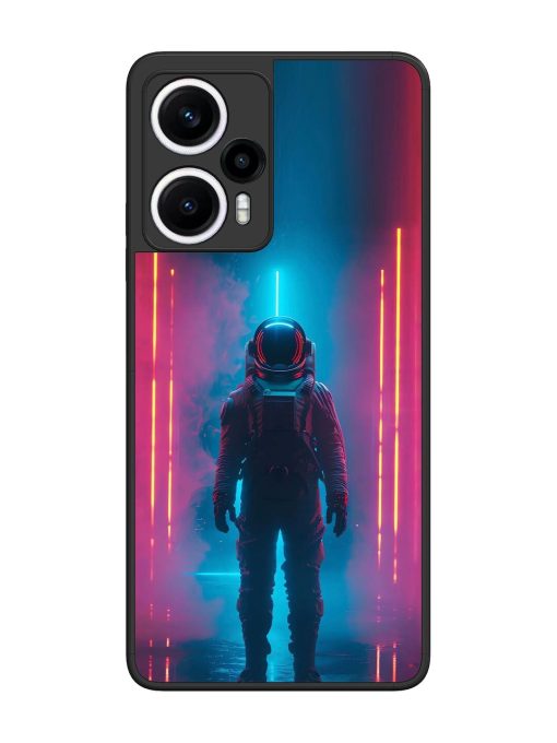 Neon Astronaut Glossy Soft Edge Case for Poco F5 (5G) Chachhi