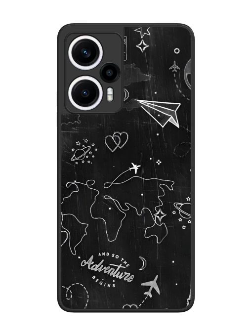 Wanderlust Sketchbook Glossy Soft Edge Case for Poco F5 (5G) Chachhi