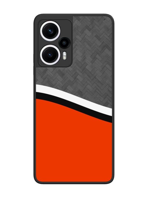 Bold Contrast Glossy Soft Edge Case for Poco F5 (5G) Chachhi