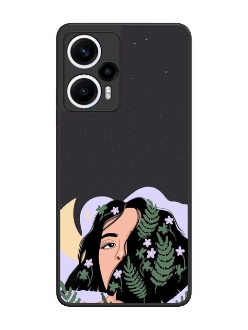 Lunar Lullaby Glossy Soft Edge Case for Poco F5 (5G) Chachhi