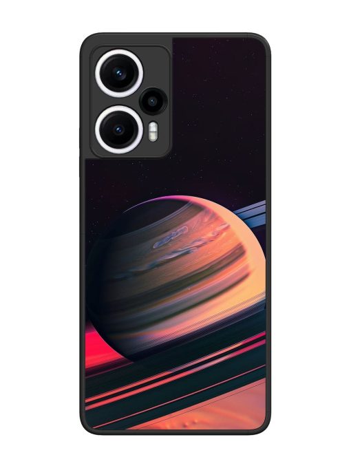 Neon Saturn Glossy Soft Edge Case for Poco F5 (5G) Chachhi