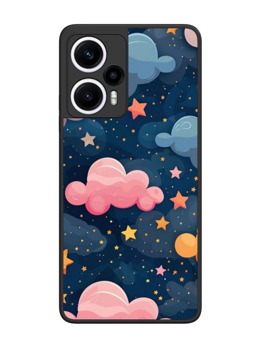 Twinkling Dreams Glossy Soft Edge Case for Poco F5 (5G) Chachhi