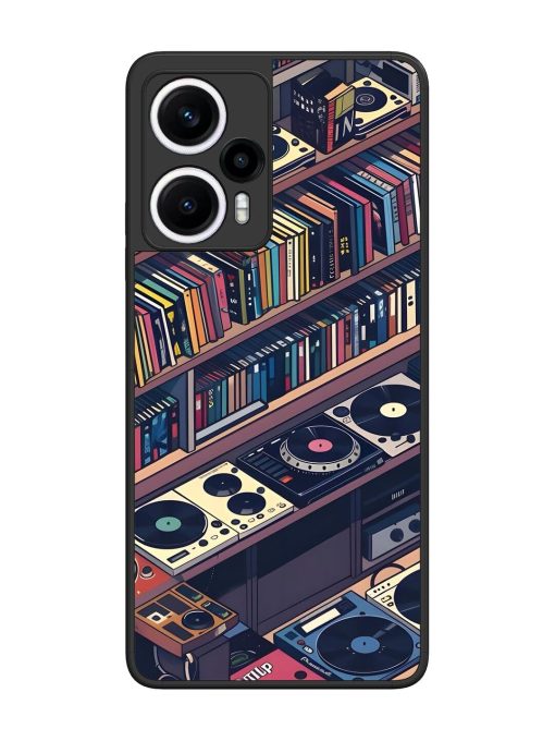 Music Lover'S Haven Glossy Soft Edge Case for Poco F5 (5G) Chachhi