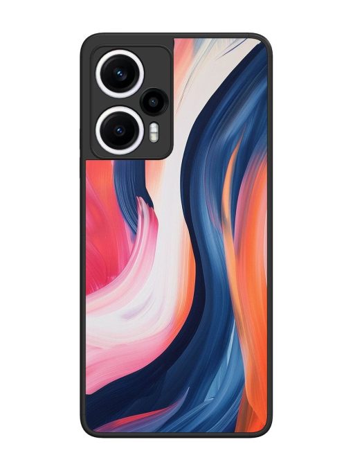 Whirling Hues Glossy Soft Edge Case for Poco F5 (5G) Chachhi