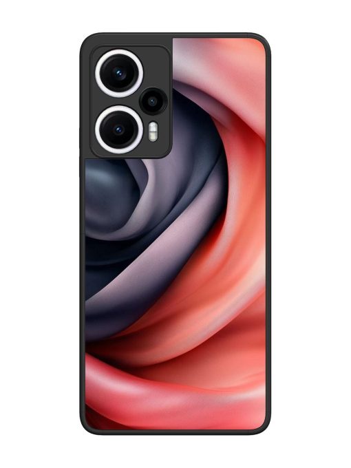 Swirling Silk Glossy Soft Edge Case for Poco F5 (5G) Chachhi