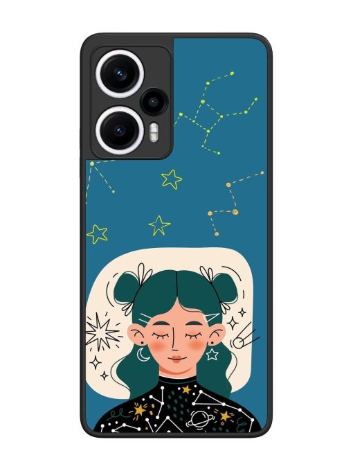 Cosmic Daydreamer Glossy Soft Edge Case for Poco F5 (5G) Chachhi