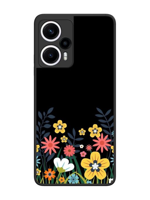 Floral Night Sky Glossy Soft Edge Case for Poco F5 (5G) Chachhi