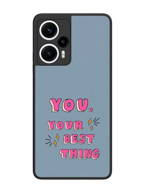 Self-Love Sparkles Glossy Soft Edge Case for Poco F5 (5G) Chachhi