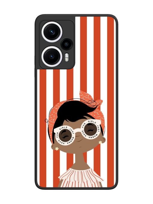 Girls Just Wanna Have Fun Glossy Soft Edge Case for Poco F5 (5G)