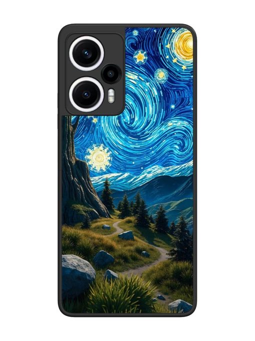 Starry Night In The Shire Glossy Soft Edge Case for Poco F5 (5G) Chachhi