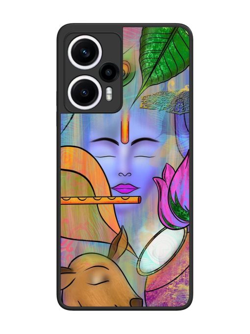 Divine Serenity Glossy Soft Edge Case for Poco F5 (5G) Chachhi