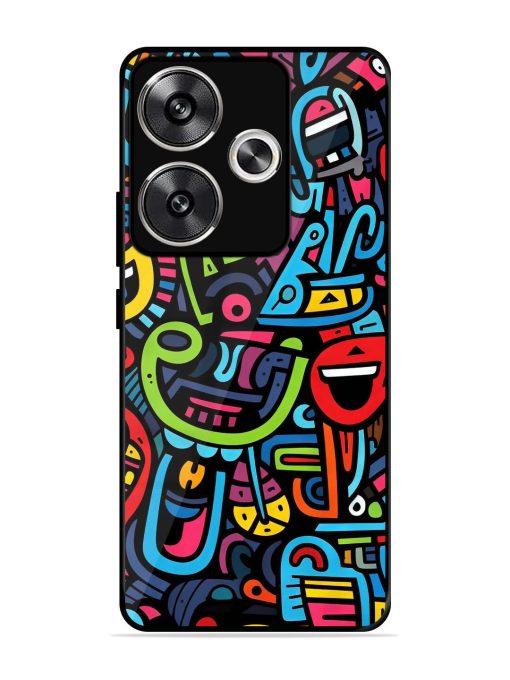 Doodlephoria Glossy Soft Edge Case for Poco F6 (5G) Chachhi