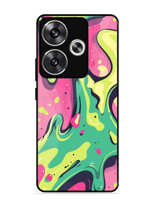 Gooey Grooves Glossy Soft Edge Case for Poco F6 (5G) Chachhi