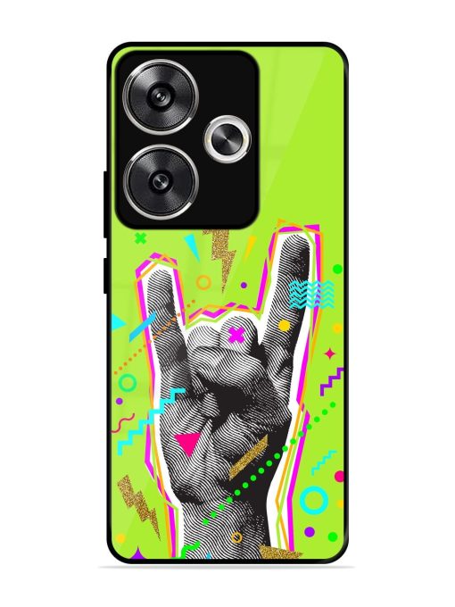 Neon Rock Glossy Soft Edge Case for Poco F6 (5G) Chachhi