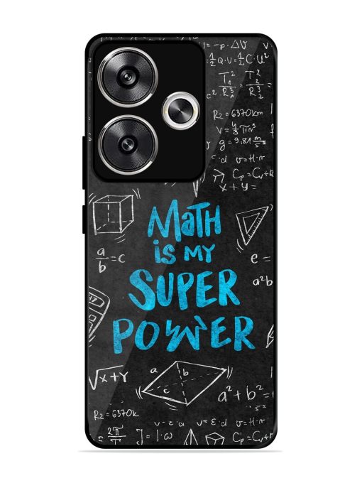 Math Magic Glossy Soft Edge Case for Poco F6 (5G) Chachhi