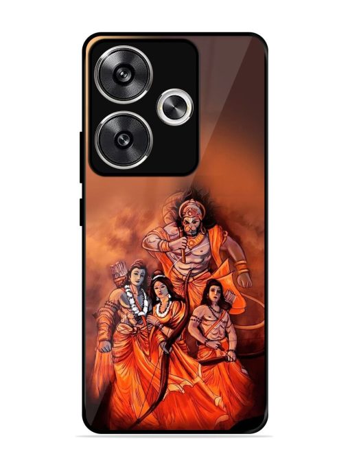 Sita Ram Glossy Soft Edge Case for Poco F6 (5G) Chachhi