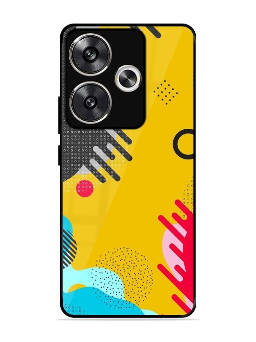 Neon Pop Glossy Soft Edge Case for Poco F6 (5G) Chachhi