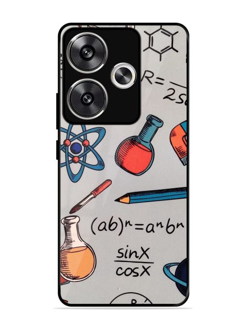 Science Doodle Glossy Soft Edge Case for Poco F6 (5G) Chachhi