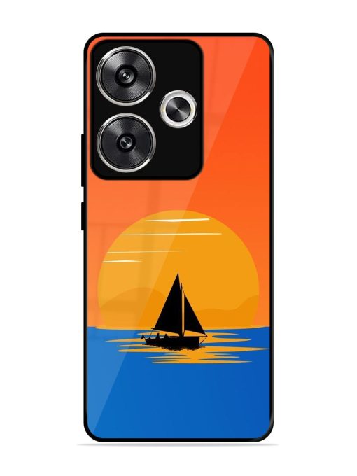 Sunset Sail Glossy Soft Edge Case for Poco F6 (5G) Chachhi