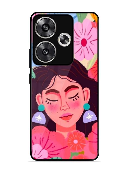 Blooming Serenity Glossy Soft Edge Case for Poco F6 (5G) Chachhi