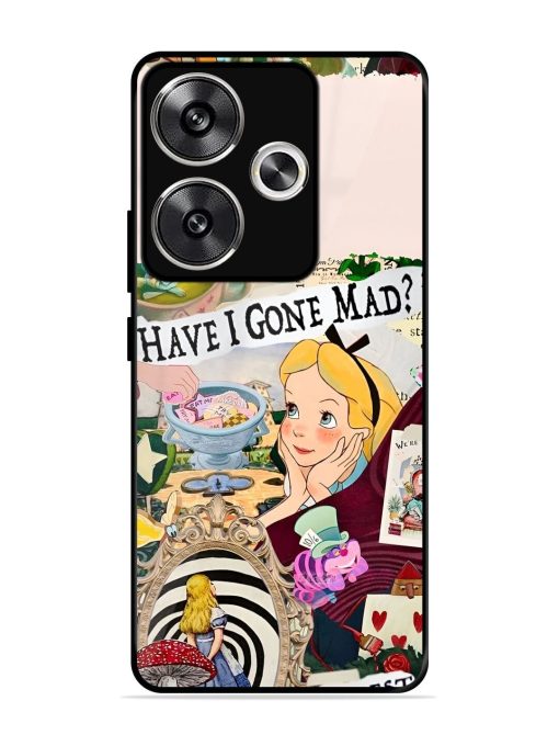 Mad Hatter'S Collage Glossy Soft Edge Case for Poco F6 (5G) Chachhi