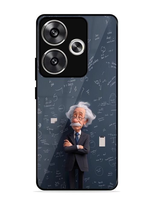 Albert Einstein Glossy Soft Edge Case for Poco F6 (5G) Chachhi