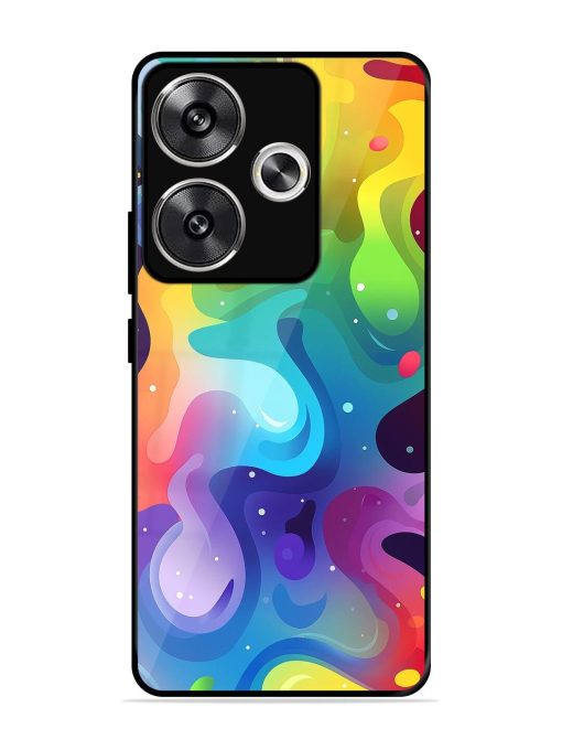 Rainbow River Glossy Soft Edge Case for Poco F6 (5G) Chachhi