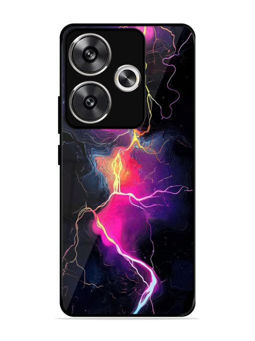 Electric Dreams Glossy Soft Edge Case for Poco F6 (5G) Chachhi