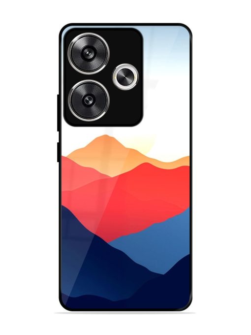 Sunset Peaks Glossy Soft Edge Case for Poco F6 (5G) Chachhi