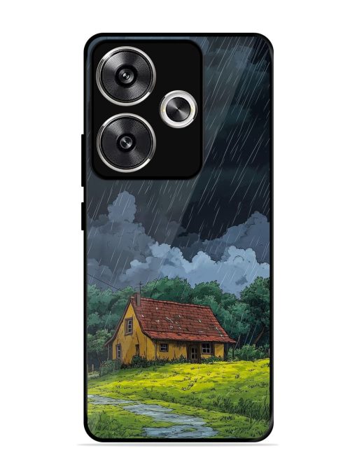 Rainy Day Retreat Glossy Soft Edge Case for Poco F6 (5G) Chachhi