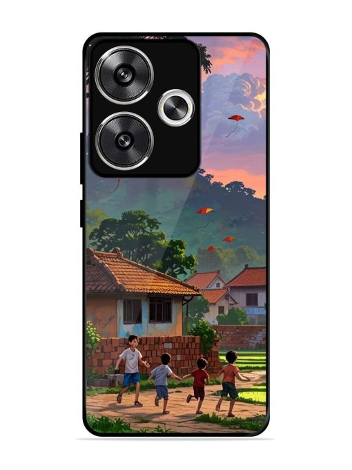 Sunset Play Glossy Soft Edge Case for Poco F6 (5G) Chachhi