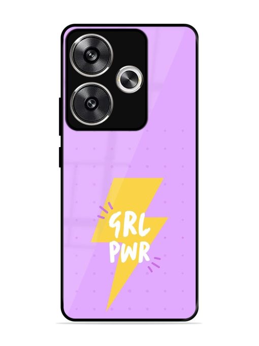 Girl Power Spark Glossy Soft Edge Case for Poco F6 (5G) Chachhi