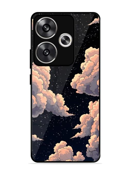 Starry Night Dreams Glossy Soft Edge Case for Poco F6 (5G) Chachhi