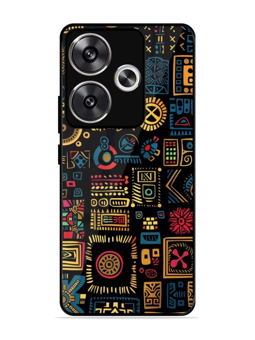 Tribal Tapestry Glossy Soft Edge Case for Poco F6 (5G) Chachhi