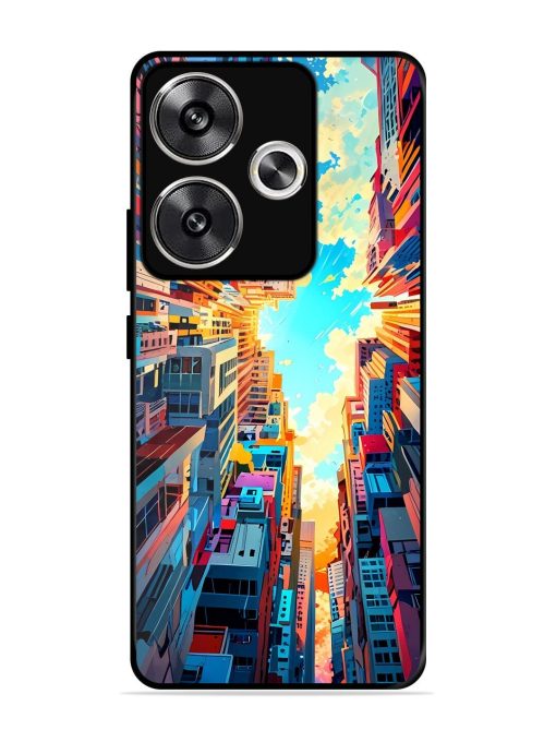 Skyward City Glossy Soft Edge Case for Poco F6 (5G) Chachhi