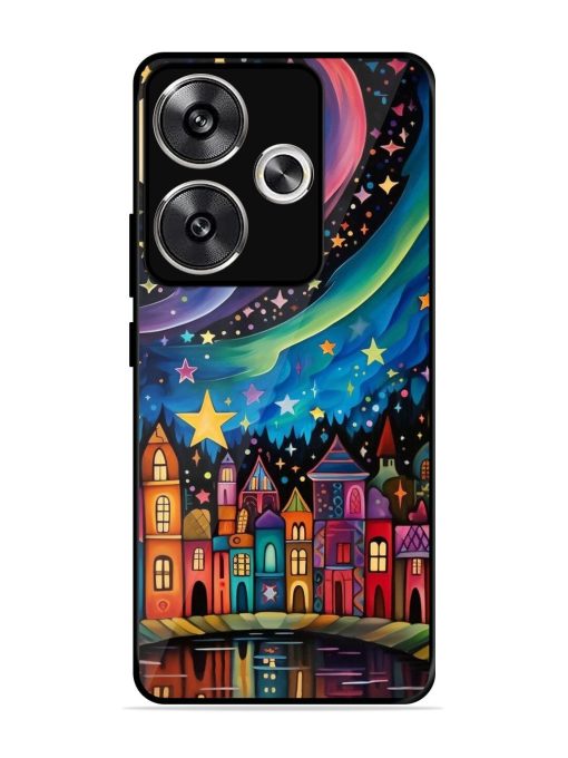 Starlit Village Glossy Soft Edge Case for Poco F6 (5G) Chachhi