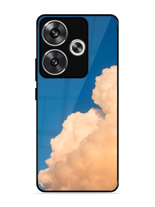 Golden Cloudscape Glossy Soft Edge Case for Poco F6 (5G) Chachhi