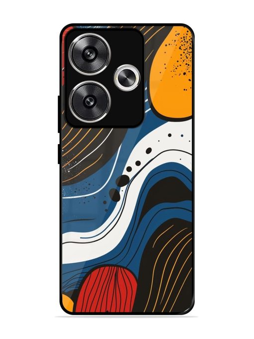 Abstract Expression Glossy Soft Edge Case for Poco F6 (5G) Chachhi