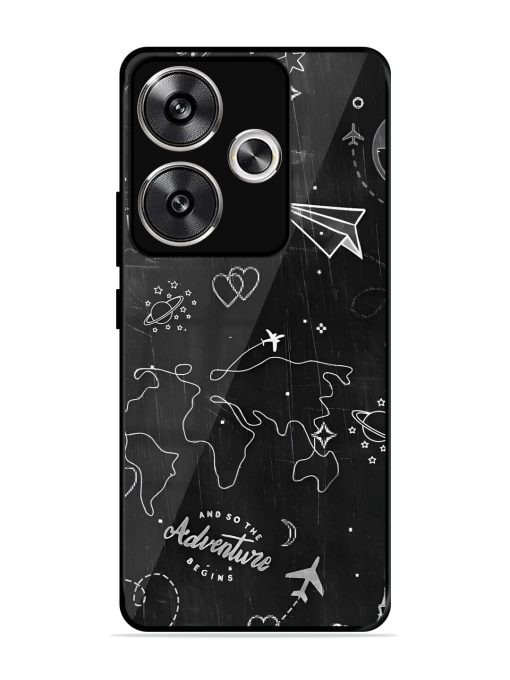 Wanderlust Sketchbook Glossy Soft Edge Case for Poco F6 (5G) Chachhi