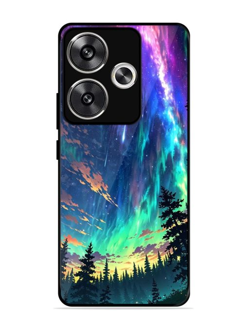 Cosmic Canvas Glossy Soft Edge Case for Poco F6 (5G) Chachhi