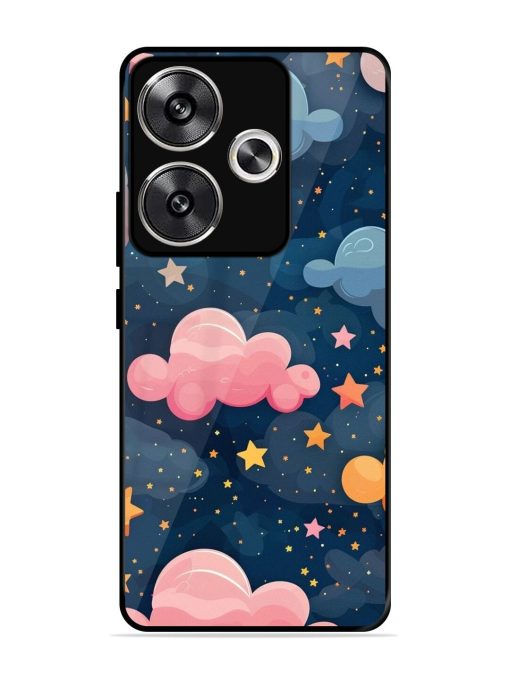 Twinkling Dreams Glossy Soft Edge Case for Poco F6 (5G) Chachhi