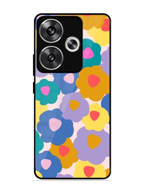 Flower Power Glossy Soft Edge Case for Poco F6 (5G) Chachhi