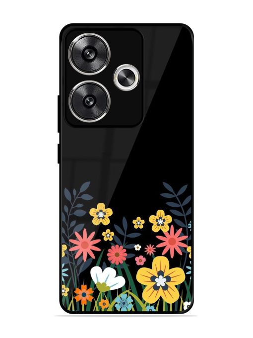 Floral Night Sky Glossy Soft Edge Case for Poco F6 (5G)