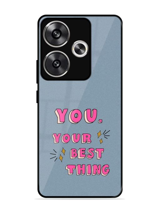 Self-Love Sparkles Glossy Soft Edge Case for Poco F6 (5G) Chachhi