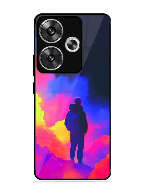 Cosmic Wanderer Glossy Soft Edge Case for Poco F6 (5G) Chachhi