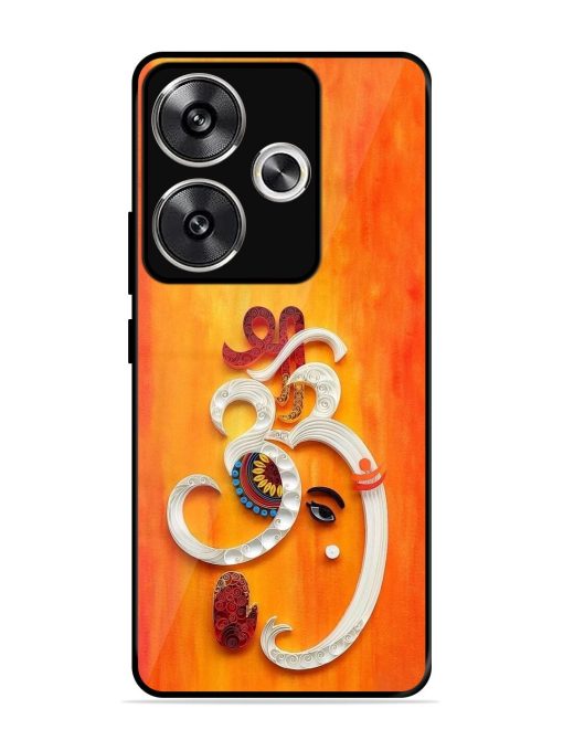 Ganesha In Quilling Art Glossy Soft Edge Case for Poco F6 (5G) Chachhi