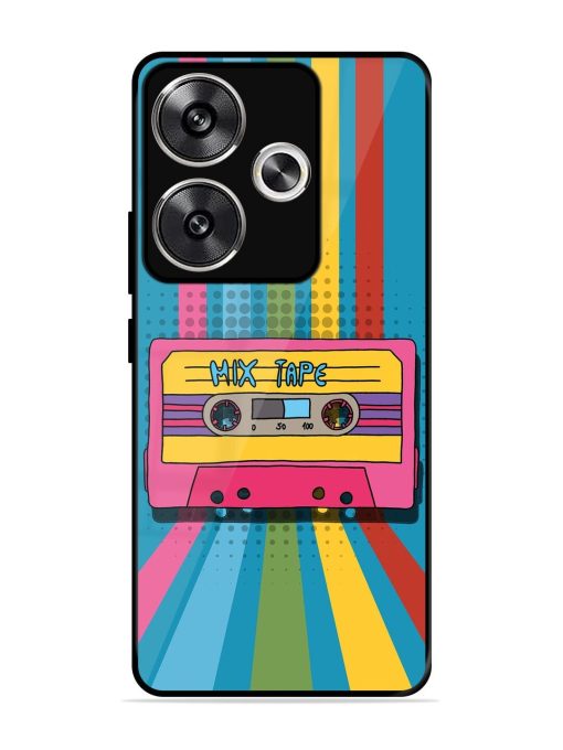 Retro Cassette Tapes Glossy Soft Edge Case for Poco F6 (5G) Chachhi