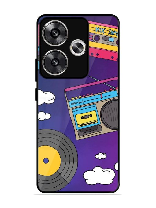 Retro Vibes Glossy Soft Edge Case for Poco F6 (5G) Chachhi